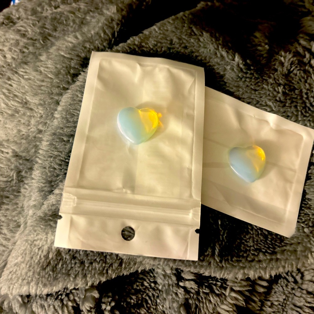 1 Opal healing stone Hearts his and her